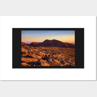 Snowdon from Glyder Fawr Posters and Art